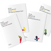 For kids: 4 work and dialogue books · English version